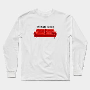 The Sofa design Long Sleeve T-Shirt